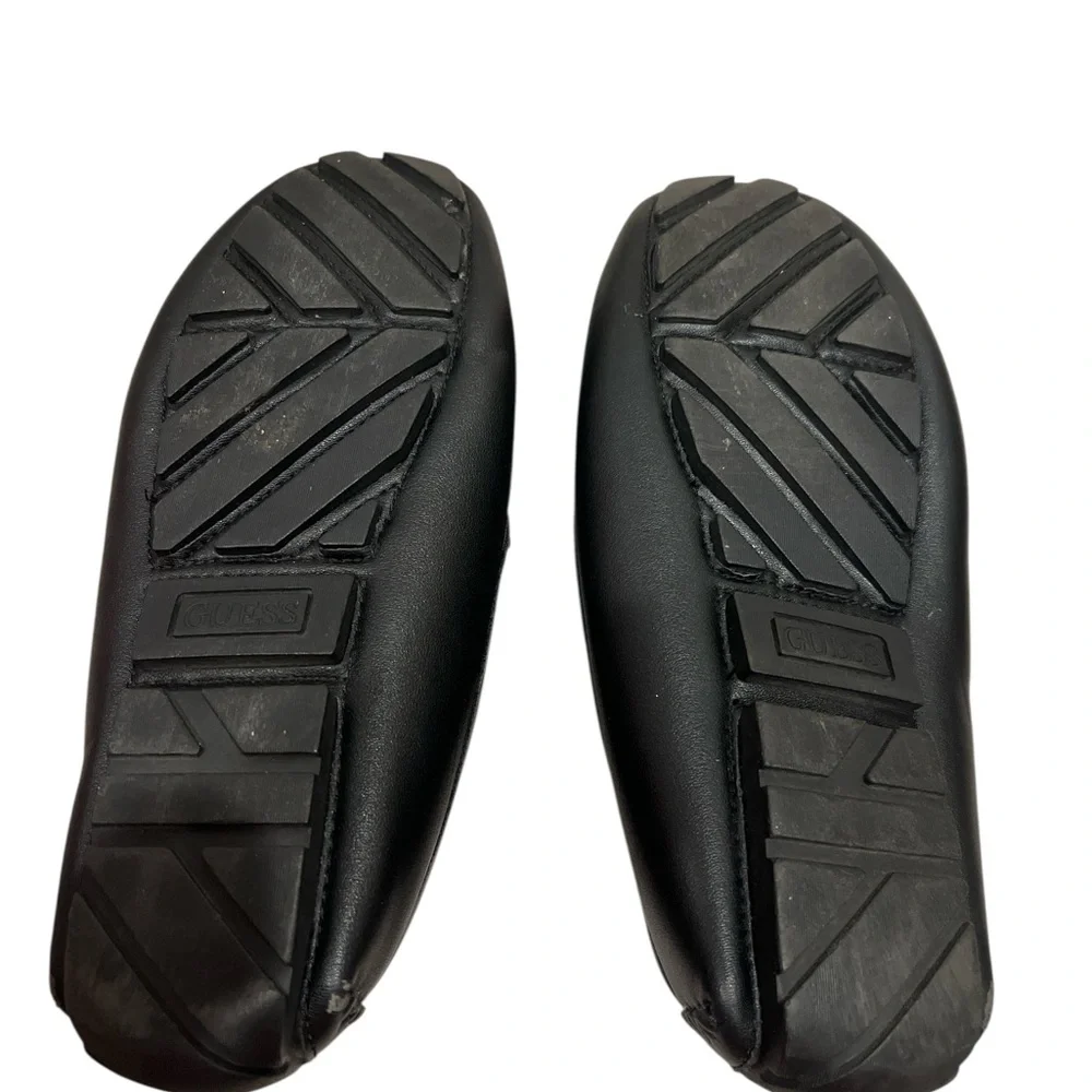 GUESS madlers men’s Black Loafers driving‎ shoes 8.5